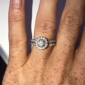 Simply Vera Vera Wang 14K White Gold 1 Carat Ring